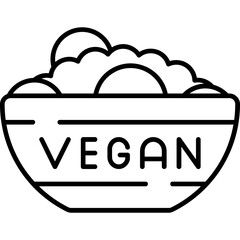Plant-Based Bowl Icon