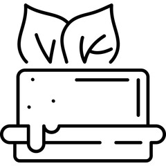 Vegan Butter Icon