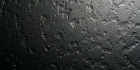 Textured Dark Grey Wall With Uneven Indentations And Slight Shine