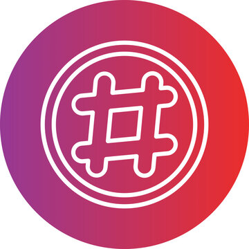 recommend clip art: Hashtag Icon Style