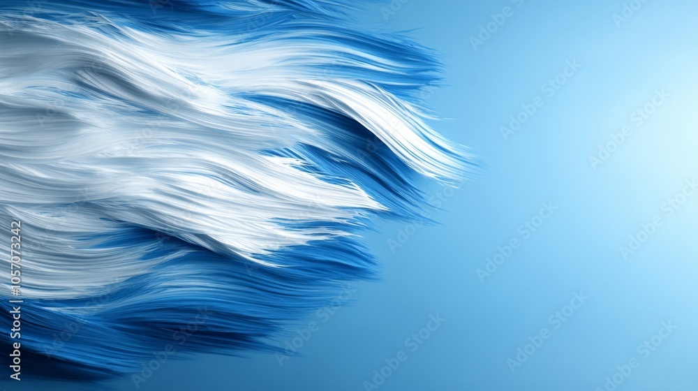 Poster this stunning blue brush stroke background showcases fluid textures and vibrant hues, creating a dyn