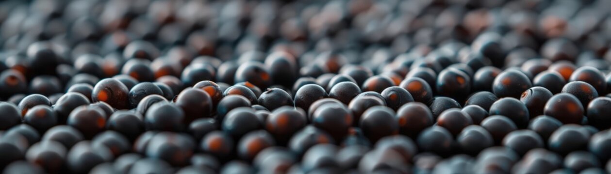 Close-up RAW Style Sturge caviar harvestg, luxury food producti