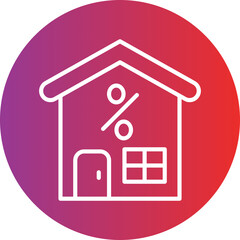 Home Office Tax Deductions Icon Style