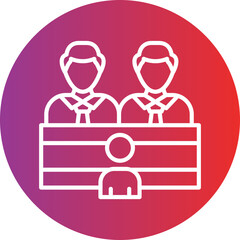 Job Interview Icon Style