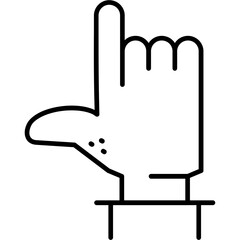 Backhand Index Pointing Up Icon