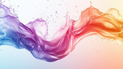 Fototapeta premium Liquid background design with full color clean and elegant.