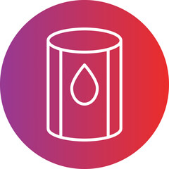 Crude Oil Icon Style