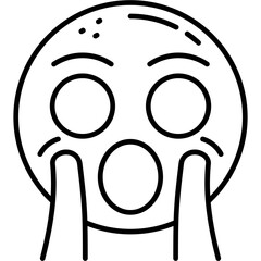 Surprised Face Icon