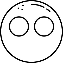 Face Without Mouth Icon