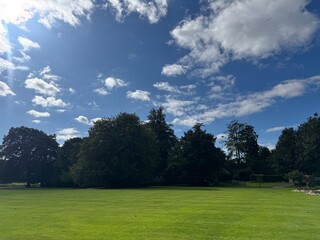 golf course with sky
