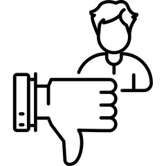 Negative Feedback Icon