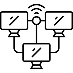 Network Monitoring Icon