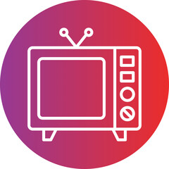 TV Ads Icon Style