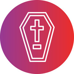 Obraz premium Coffin Icon Style