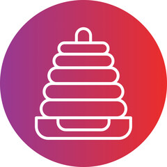 Stack Toy Icon Style