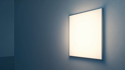 A sleek, modern light fixture illuminates a textured wall, creating a minimalist ambiance in a contemporary space.