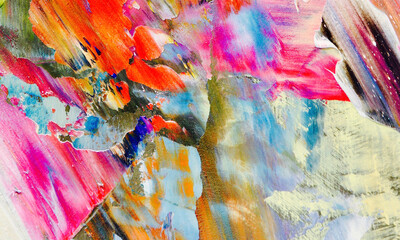 Abstract background art . Ethnic pattern. Mixtures of oil paint. Trendy hand painting canvas. Wall decor and Wall art prints Idea. 3D Texture. Art object