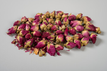 angle view herb MeiGuiHua or Rosae Rugosae Flos or Rose