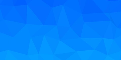 Bright blue low poly texture background polygon wallpaper