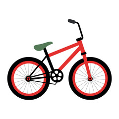 Obraz premium Racing f bicycle Vector. Perfect activities for elderly people.beautiful mountains bicycle Vector AI Cheerful active senior couple with bicycle in public park together having fun lifestyle.
