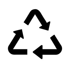 recycling symbol leaves icon