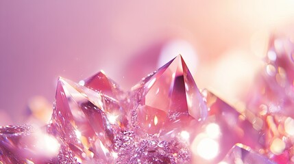 Fototapeta premium crystal on abstract background 