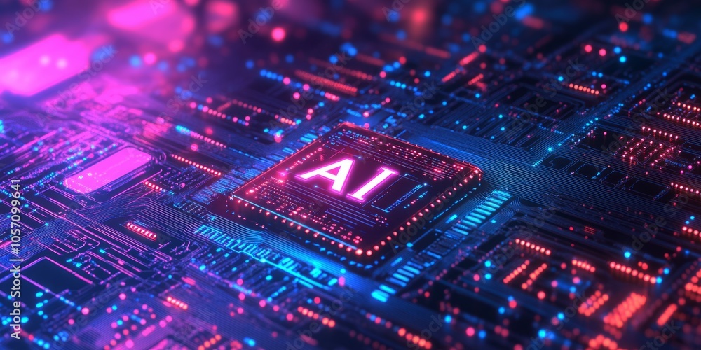 Poster abstract futuristic digital technology background with glowing hologram text 
