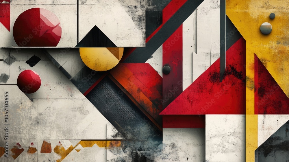 Aufkleber a geometrical background serves as a flexible design element capable of evoking diverse moods and ef