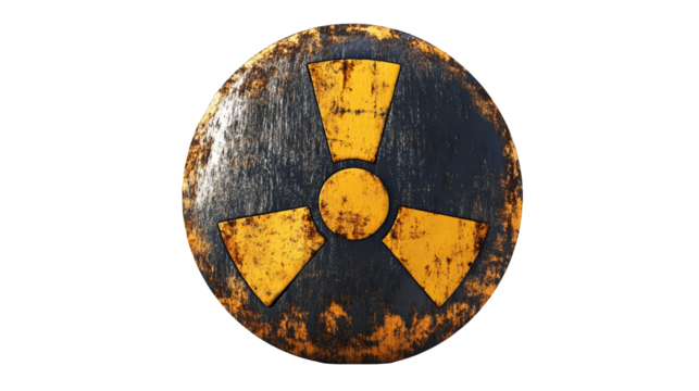 Radioactive hazard symbol, understanding ionizing radiation risks and implementing safety protocols for handling materials