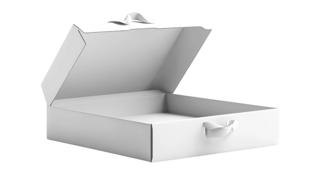 Versatile white storage box with detachable lid, ideal for organizing and decluttering your home, office, or travel essentials