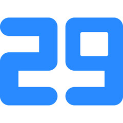 Obraz premium Twenty Nine Icon