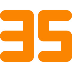 Fototapeta premium Thirty Five Icon