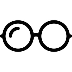 Simple vector icon glasses