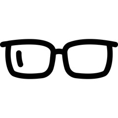 Simple vector icon glasses