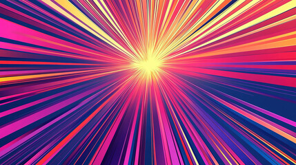 Obraz premium Diagonal Anime Speed Lines. Fast speed glowing flashing lines streaks 