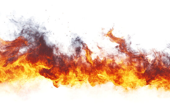 PNG Fire with flames and heat waves background bonfire intense.