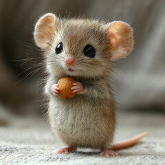 Sassy Tiny Mouse with Playful Expression and Charming Personality