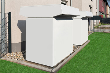 Air-water heat pumps in cascade - individually regulate large heat requirements