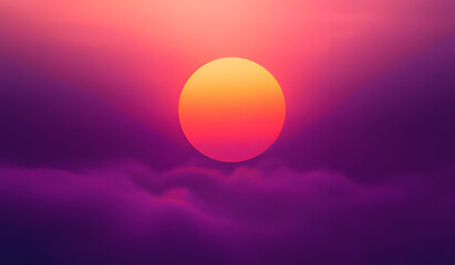 sun in the sky. Generative AI