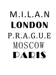 Slogan print design on plain base