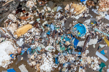 Microplastics are small plastic pieces harmful to our ocean and aquatic life.