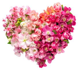 PNG Flower heart shape petal plant rose.