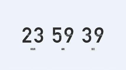 Time clock stopwatch countdown