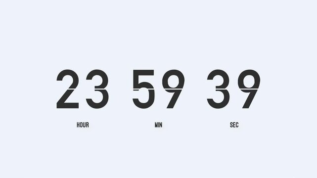Time clock stopwatch countdown