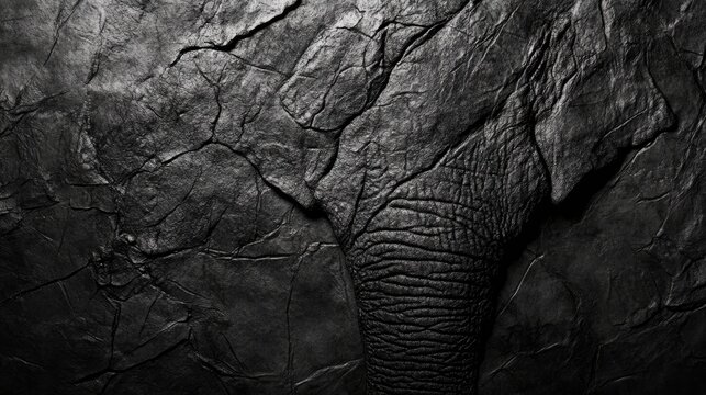 Abstract gray background showcasing the texture of elephant skin