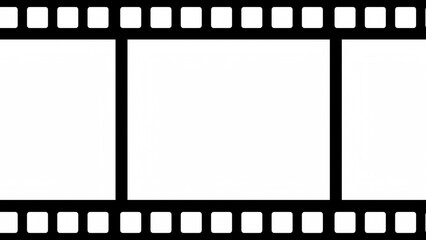 Blank filmstrip frame background with copy space, perfect for your movie posters, film, cinema, or video projects