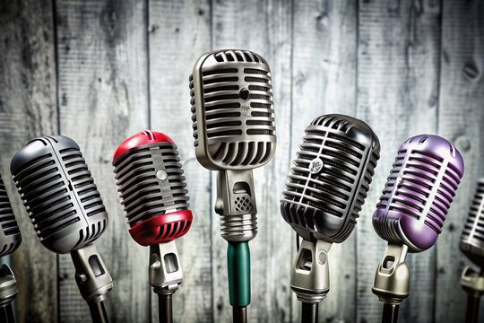 Retro Stand-Up Comedy Show Poster Collection for Open Mic Night Events