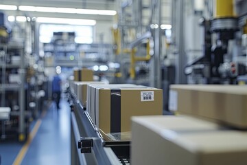 The packaging process emphasizes material efficiency, prioritizing performance and safety within a pristine industrial environment.