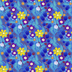 Flowers seamless pattern with nature elements for fashion, fabric, wallpaper, background, print, card, wrap with its elegant, ornate, beautiful and stylish design. Vector and illustration.