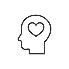 Care, in line design. Care, compassion, support, love, nurture, kindness, empathy on white background vector. Care editable stroke icon